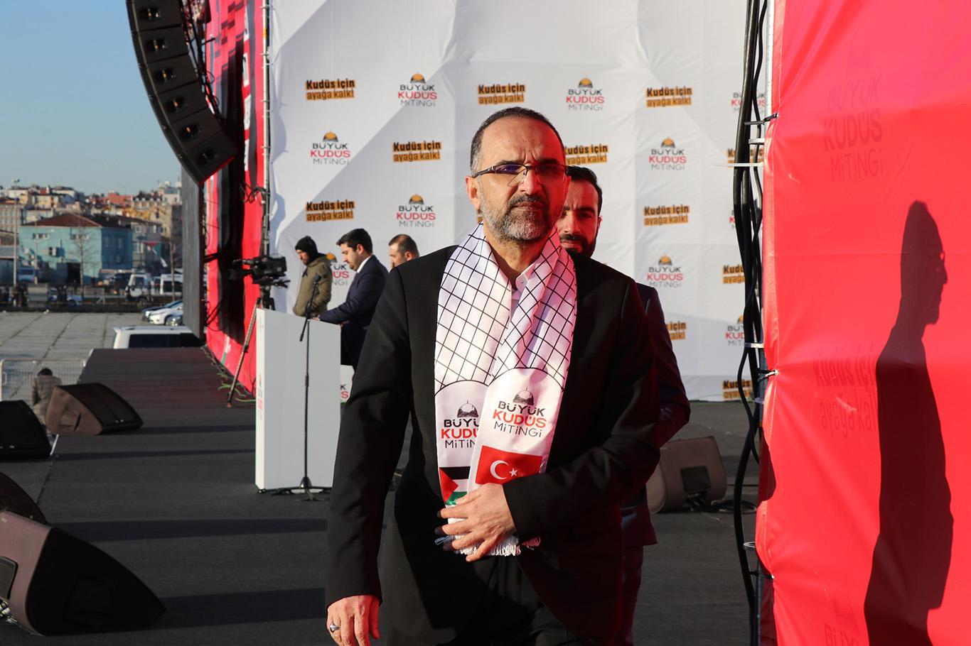 Sağlam calls on the leaders of Islamic World to improve relations with Palestine